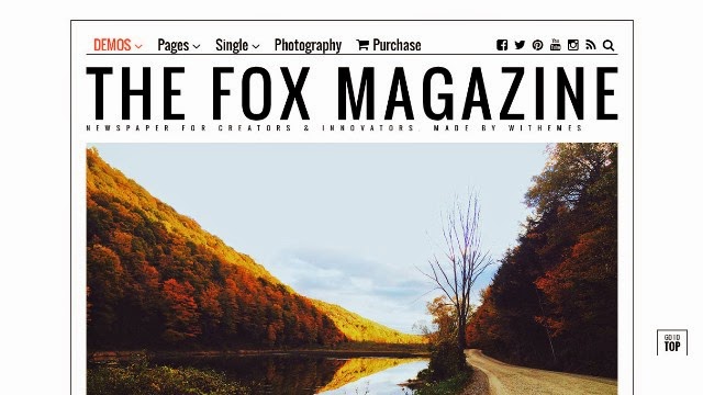 The Fox - Contemporary Magazine Theme for Creators