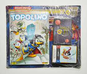 Topolino #3351 with the first part of the Donald Quest game bundled