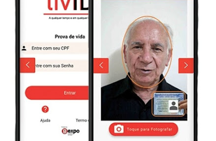 Aplicativo usa inteligência artificial e tecnologia antifraude para fazer a Prova de Vida