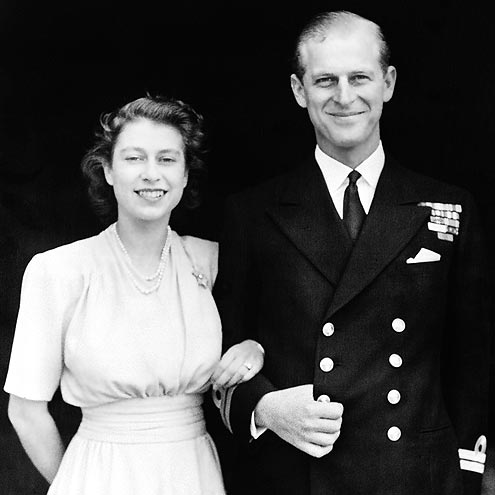 Prince Albert King George VI and Lady Elizabeth BowesLyon 1923