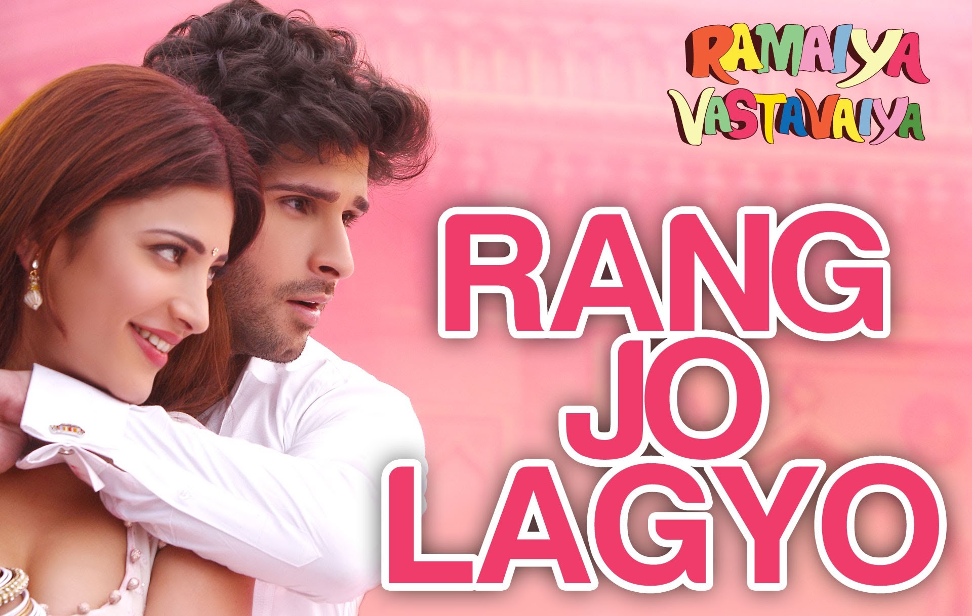 Rang Jo Lagyo Lyrics in Hindi & English - Atif Aslam | Ramaiya Vastavaiya