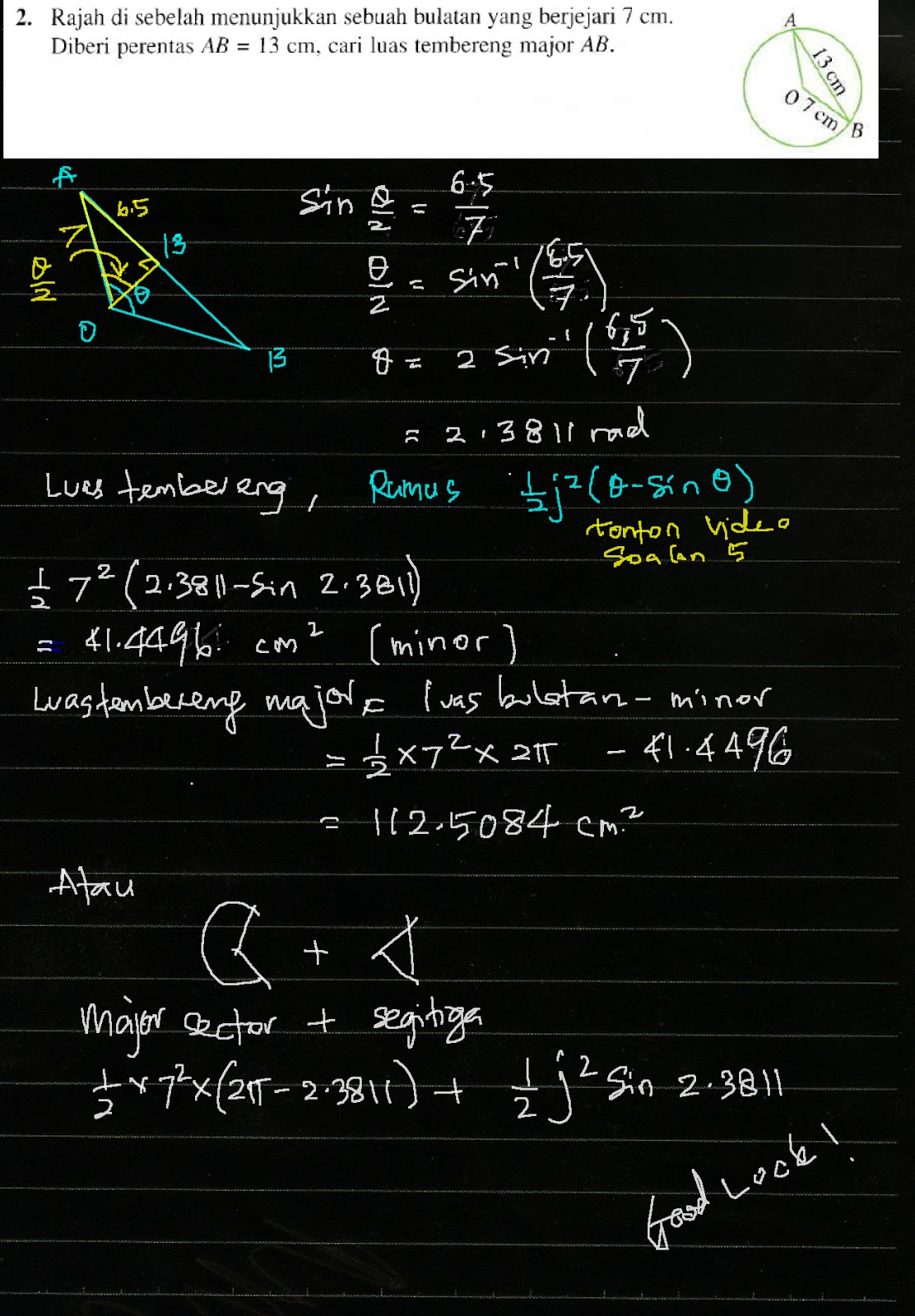 Cikgu Azman - Bukit Jalil: F4 Add Math Bab 8 Sukatan 