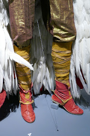 Northman Valkyrja costume legs detail