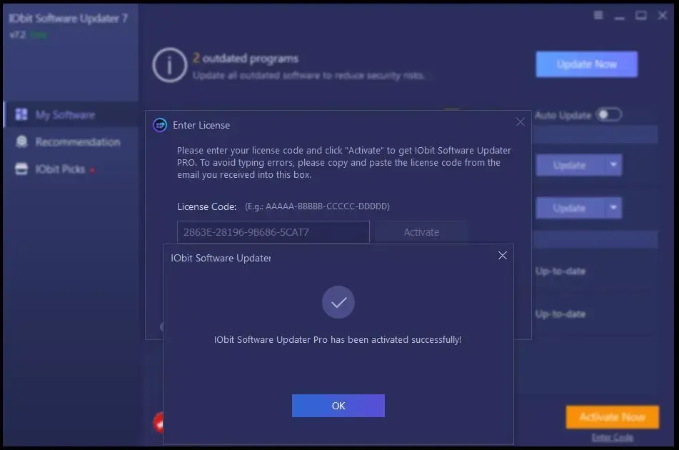 IObit Software Updater Free Key