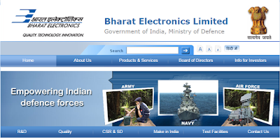 Bharat Electronics Limited Website