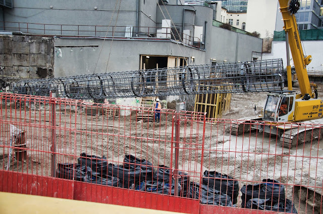 Baustelle Upper West, Hotel, Büro, Einzelhandel, (ursprünglich: Atlas Tower), geplante Höhe: 118 Meter, Breitscheidplatz, 10623 Berlin, 08.01.2014