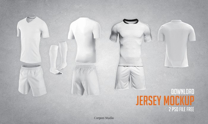 Download Gratis Mockup Jersey PSD Terbaru Jago Desain 