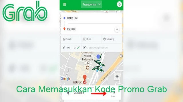 Cara Memasukkan Kode Promo Grab