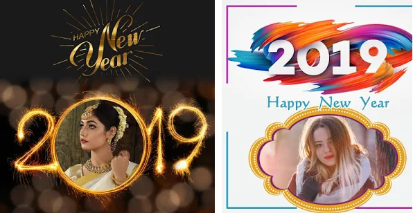 Happy New Year 2019 Photo Frame
