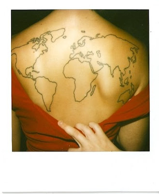 world map tattoo foot. world map tattoo foot.