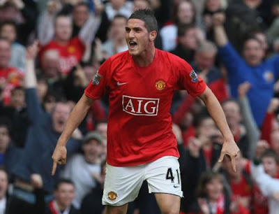 F. Macheda Manhester United Forward from Italy