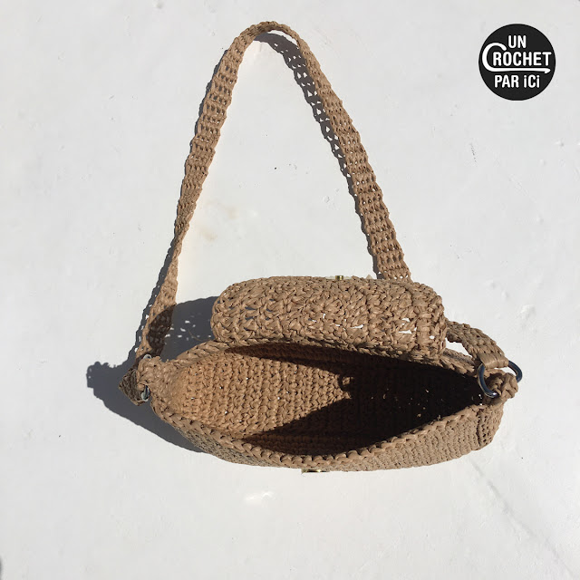 raffia crochet bag