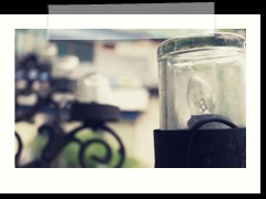 Window lights made of transparent glasses at the Yap-Sandiego Ancestral House