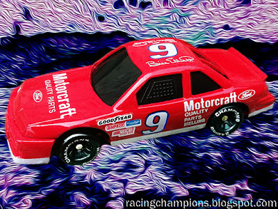 Bill Elliott #9 Motorcraft Ford NASCAR Racing Champions 1/64 NASCAR diecast blog Evergreen 1991