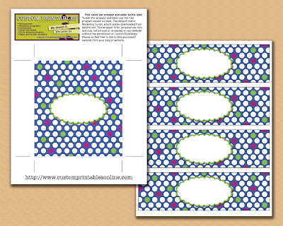 candy bar wrapper template. Free Printable: Candy bar