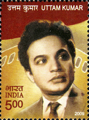 Postage stamp on Uttam Kumar