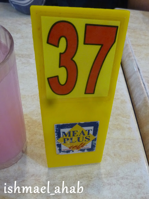 Lucky number in Meat Plus Cafe Subic