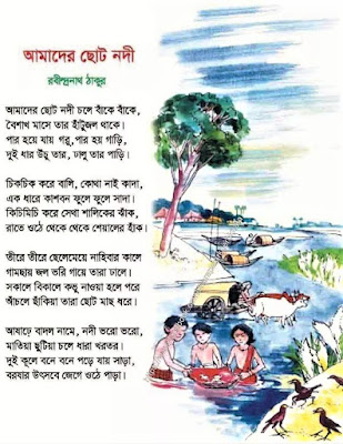 Amader Choto Nodi - www.sahittopata.com - Sonamonider Chhora Kobita - সোনামণিদের ছড়া কবিতা