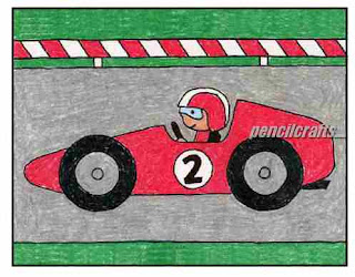 Easy Racing Car Drawings and Sketches