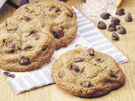 Whole Wheat Chocolate Chip cookies