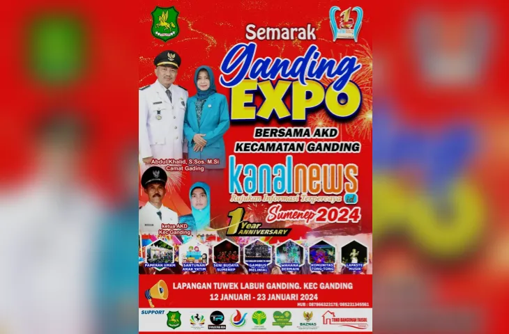 Semarak Ganding Expo Bakal Meriahkan 1 Year Anniversary Media Online KanalNews.id, Catat Tanggalnya!