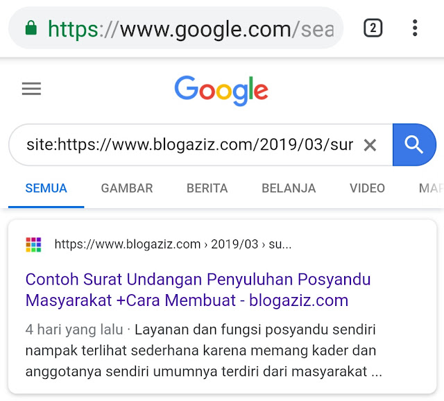 Cara artikel cepat terindex 2019