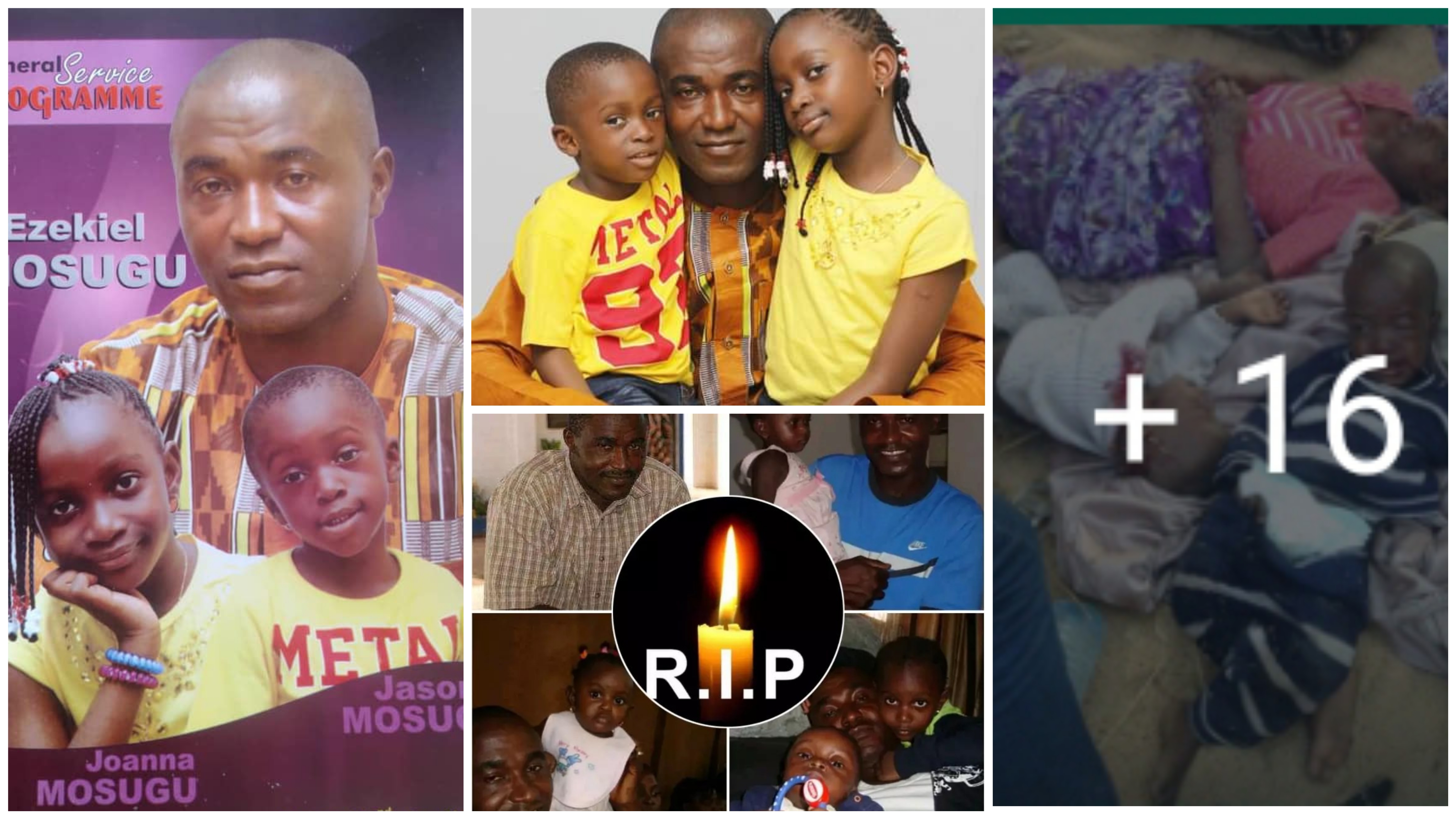 Man and His 2 Children Who Died In Auto Crash by speeding trailer On Keffi-Abuja Road (Video)