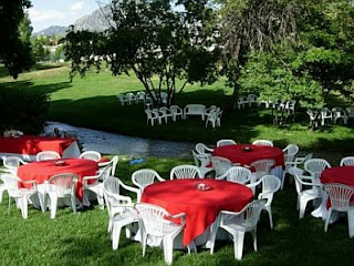 Decoracion de Bodas en Blanco y Rojo, parte 2