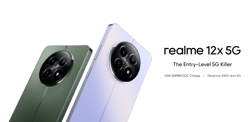 realme 12x (Global) launched: Dimensity 6100+, 50MP camera, and 45W SUPERVOOC!