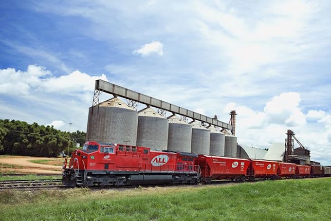 Transporte de produtos agrícolas por ferrovias bate recorde dos últimos doze anos