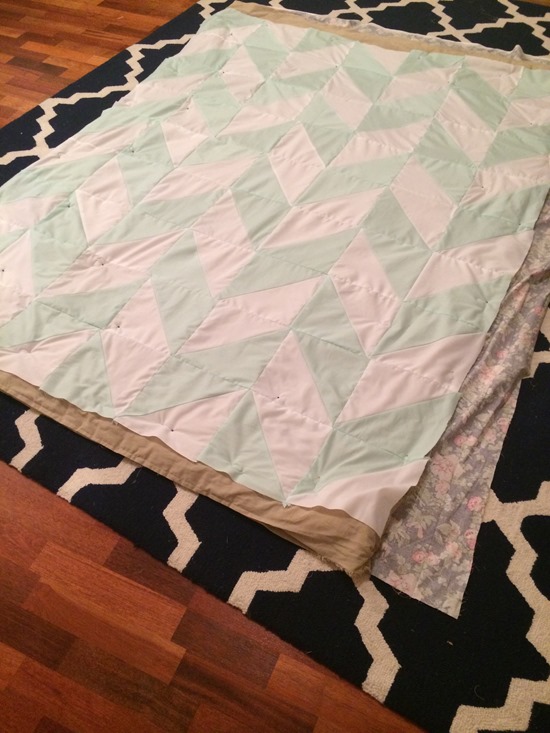 Herringbone Quilt Tutorial | Shan Made