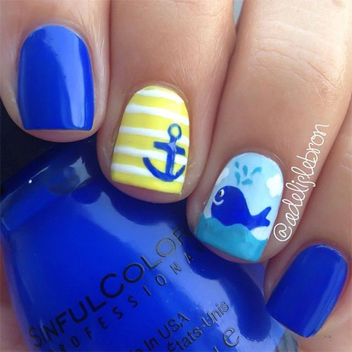 Buy Sailing Anchor Nail Art Decal Sticker Online in India - Etsy