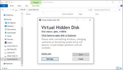 تحميل برنامج Virtual Hidden Disk