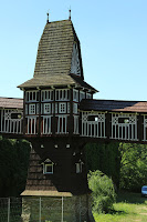 Jurkovičův dřevěný most do zámecké zahrady/The Jurkovič Wooden Bridge to the Castle Garden