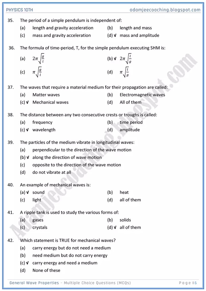 general-wave-properties-mcqs-physics-10th