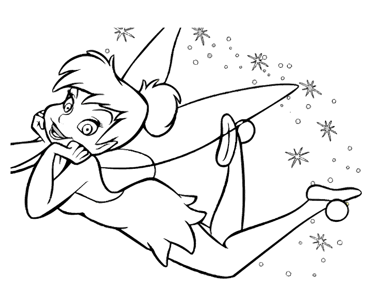 tinkerbell coloring pages