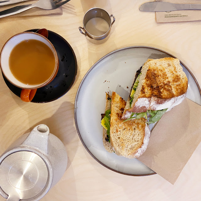 Vegan Mushroom toastie Bright Side Cork