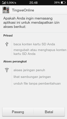 Aplikasi Android Olshop Toko Online Gratis