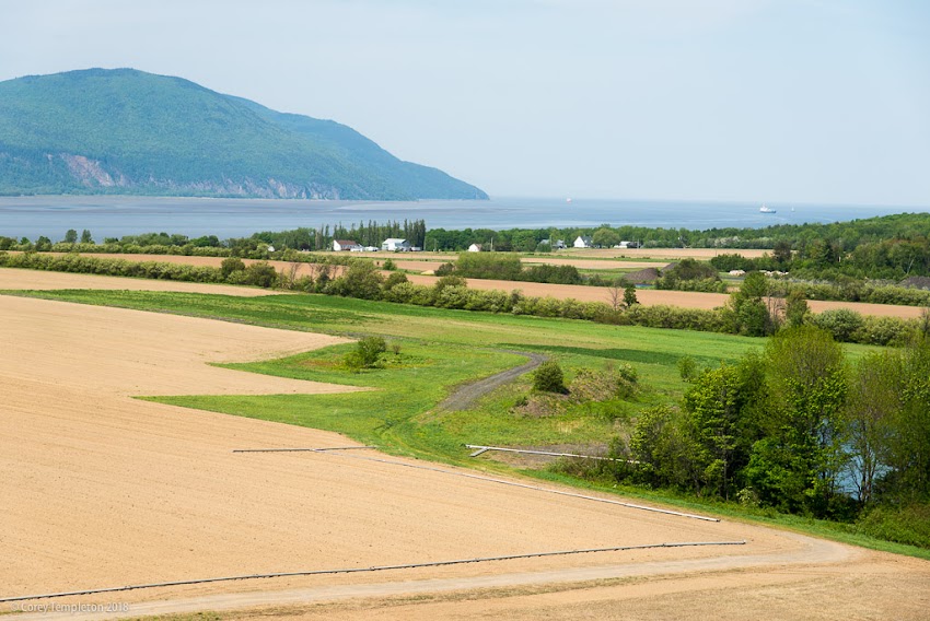 June 2018 photo by Corey Templeton. Île d'Orléans in Quebec Canada on the St. Lawrence River.