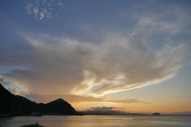 濱海公路盛夏的傍晚