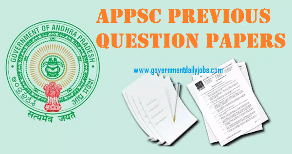 APPSC Question Papers