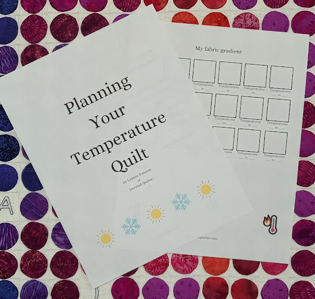 How to Plan Your Temperature Quilt | DevotedQuilter.com