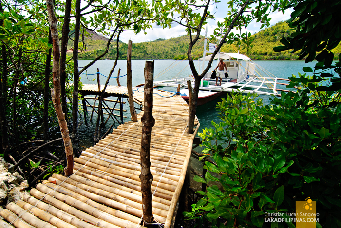 Bamboo Wharf at Puerto Del Sol Resort in Palawan