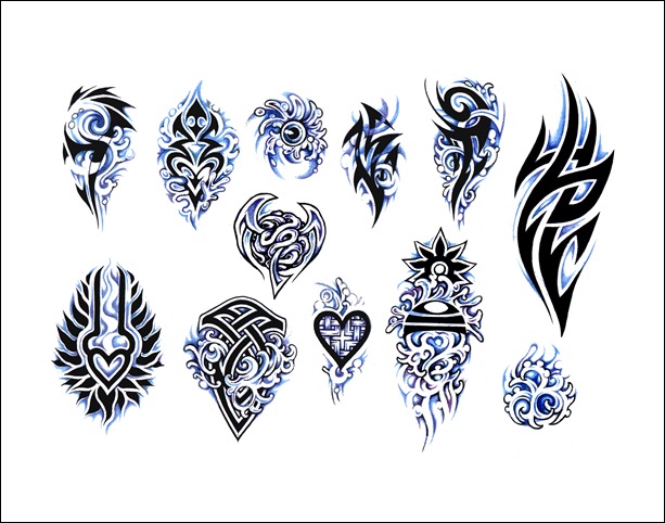 tribal heart tattoo designs. tribal tattoos patterns