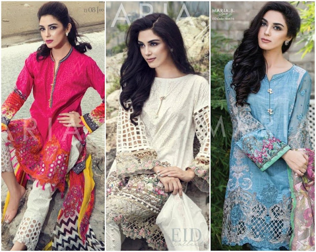 Maya Ali for Maria B Eid Lawn Collection 2016 