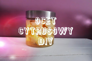 Ocet cytrusowy DIY do sprzątania