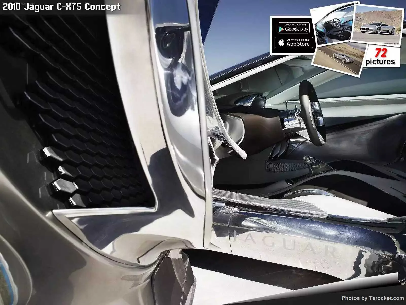 Hình ảnh xe ô tô Jaguar C-X75 Concept 2010 & nội ngoại thất
