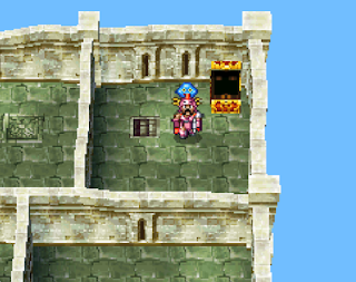 Ragnar explores Loch Tur, a dungeon in Dragon Quest IV.