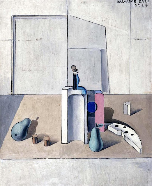 Salvador Dalí (1904-1989) Nature morte, 1924 Huile sur toile, 125 x 99 cm. Museo Nacional Reina Sofia, Madrid.