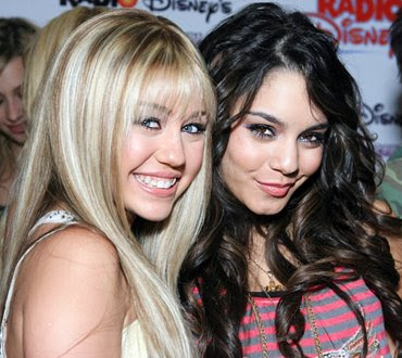 Disney Girls Miley Cyrus and Vanessa Hudgens